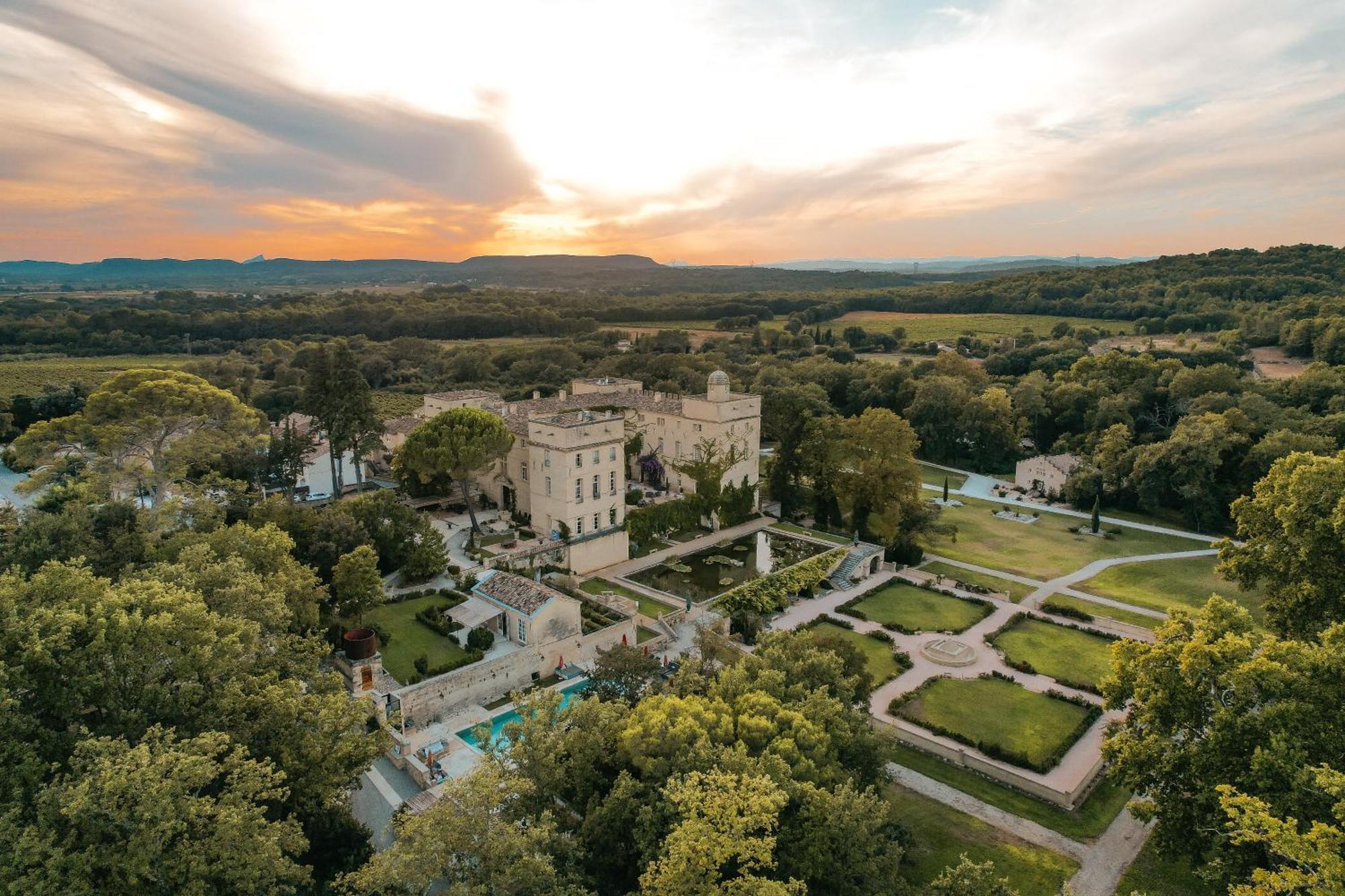 Chateau De Pondres Villevieille Exterior foto